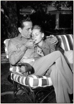 Humphrey Bogart and his gorgeou...